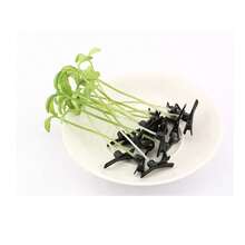 5pcs Cute Mini Plant Shaped Hair Clips, Green Hairpins Unisex Hair Accessories, Hair Slide, Hair Barrettes, Christmas Outfit For Women