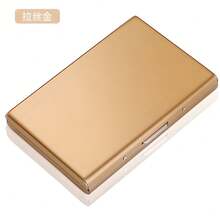 1 Multi-Functional Anti-Magnetic Card Wallet, Men's Anti-Skimming Portable Card Holder For Bank Cards & Credit Cards With Multi-Card Slots, Stainless Steel Wallet. It Symbolizes The Protection Of Card Storage, The Lightness And Peace Of Mind Of Daily Carrying, And The Practical Versatility Of Usage Scenarios.