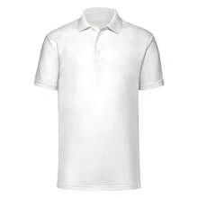 Jerzees Colours Mens Ultimate Cotton Short Sleeve Polo Shirt (White) - White - View 1