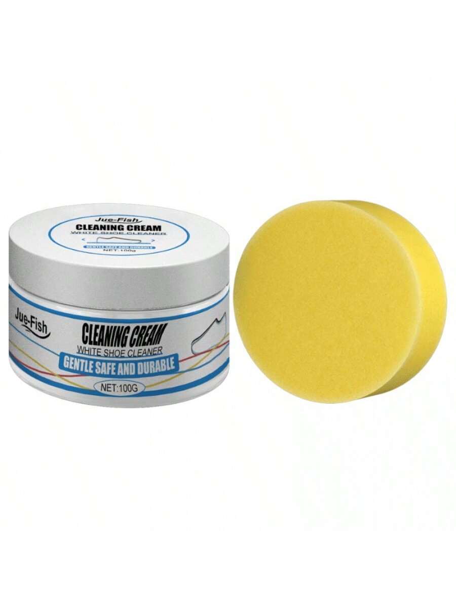 Crema para limpiar zapatos blancos