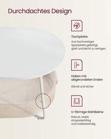 Coffee Tables - Blanco lobo-marrón - Ver 3