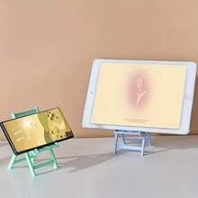 1 件可爱马卡龙手机支架，可折叠桌面装饰有趣的 Ins 椅架，便携式礼物