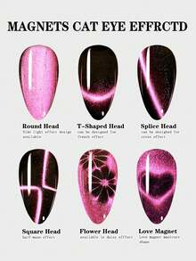 To wielofunkcyjne, magnetyczne narzędzie do zdobienia paznokci 6 w 1 zostało zaprojektowane specjalnie do manicure żelowego typu koci oko, zdobienia paznokci i tworzenia błyszczących efektów. To świetny prezent dla przyjaciół i rodziny na Walentynki, Nowy Rok i wesela, a także niezbędne narzędzie do tworzenia różnorodnych wzorów zdobienia paznokci.