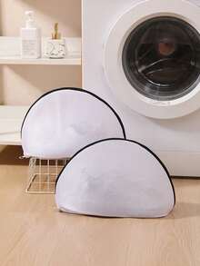 1pc Bag With Black Zipper, Shoe Wash Bag, Shoe Storage Bag, Home Shoe Wash Bag, Shoe Wash Filter Net Bag, Laundry Bag, Washing Machine Filter Bag, Anti-Deformation Laundry Bag, Anti-Entanglement Laundry Bag, Anti-Staining Laundry Bag, Travel Shoe Storage Bag Dress Pants Shoes Jeans Boots Skirt,Spring,Minimalist,Summer Tops.