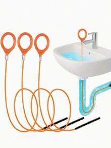 1-5 Pezzi Set di Attrezzi per Pulizia Scarico, Può Essere Utilizzato per Sbloccare Intasamenti di Capelli in Bagno, Lavandini in Cucina, Scarichi del Wc e Pulire i Fori di Drenaggio di Tetti Apribili e Portiere di Auto. Ha Una Spazzola di Pulizia in Cima.