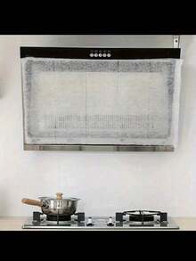 Rolă de 5 m pentru hotă de bucătărie rezistentă la temperaturi ridicate, filtru absorbant de ulei cu autocolant și membrană rezistente la ulei - Mențineți bucătăria curată și proaspătă, Bucătărie, Baie, Casă, Articole de uz casnic