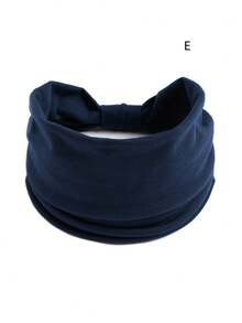 1 pieza Diadema elástica ancha de punto para mujeres, adecuada para decoración del peinado diario, turbante, diadema deportiva, artículos escolares, universidad, diademas para mujeres, pañuelos, accesorios para el cabello de invierno, elegante