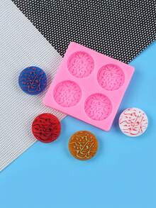 1 Stück arabischer Text Silikon Form, geeignet für DIY Schokolade, Süßigkeiten, Fondant Kuchen Dekoration, handgefertigt, Feiertags Design, strapazierfähiges Material, Heimbacken