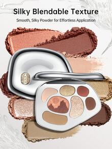 CATKIN Fairy Tale Makeup Palette, Neutral Matte, Metallic, Pearl Texture Makeup Palette C01 - C01 - 查看 4