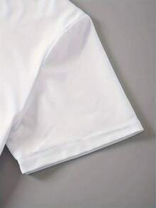 Trending Clothes Women's "Brazil" Pattern T-Shirt - White Casual Round Neck T-Shirt With Brazilian Flag And "Established In 1822" Print, Short Sleeve, Suitable For Summer And Spring Casual Tops |   Pattern T-Shirt |   Comfortable Fit, Women's T-Shirt - trắng - Xem 3