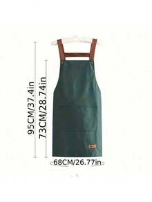 防水围裙 防污围裙 厨房防油服 无袖烹饪围裙 厨房清洁用品 - 彩色 - 查看 2