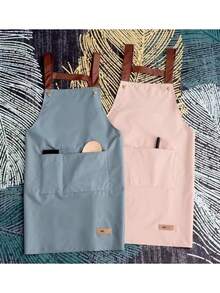 防水围裙 防污围裙 厨房防油服 无袖烹饪围裙 厨房清洁用品 - 彩色 - 查看 4