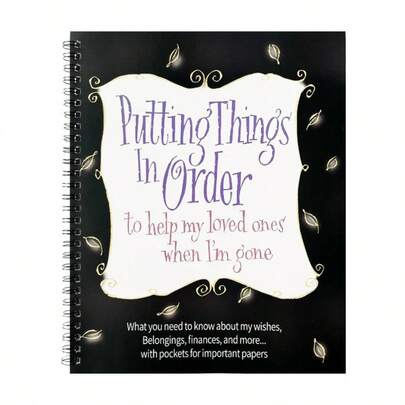 "Wenn ich weg bin" Ratgeber für Planung - Unverzichtbarer Schritt-für-Schritt-Leitfaden zu letzten Wünschen, Nachlassplanung und praktischen Vorkehrungen, Schwarzes Coverdesign mit inspirierenden Zitaten, Planung für das Lebensende | Elegante Schriftart Cover | Hochwertige Papierqualität, perfekt als Weihnachts- und Neujahrgeschenk