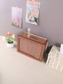 1000/2000/3000/5000/10000 Euro, 1000/2000/3000/5000/10000 USD, Money Box Piggy Bank Wood Money Bank Reusable Money Box With Saving Goal And Numbers Boxes - Multicolor - View 8