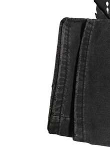 1pc Vintage Washed Loose Fit Distressed Wide Leg Boyfriend Jeans, Casual & Versatile Unisex Style