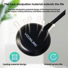 1pc 3-Mode Dimmable LED Aquarium Light, 7W Fish Tank Light, USB Aquarium Lamp, 360° Rotatable Lighting, Suitable For Small Fish Tank, Freshwater Tank, Plant Growth, Landscaping