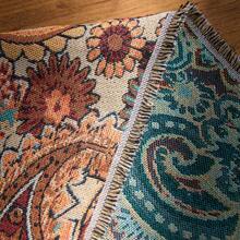 1pc Bohemian Style Jacquard Fabric, DIY Sewing Fabric, Pre Cut 19in X 58.2in, 36in X 58.2in, Thick Fabric With Cashew Flower Patterns,Suitable For Handmade Sofa Covers, Tablecloths, Pillows, Curtain,Clothing, Bags, Dresses, Skirts, Hat,Background Fabrics, Tapestry, Table Flag, Home Decoration,Etc