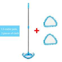 1pc 360° Rotating Triangle Mop Set, Multi-Functional Adjustable Telescopic Handle, Easy Cleaning For Floors, Walls, Tiles And Cars Wet & Dry Use, New Year Dust Removal - Multicolor - View 12