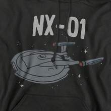 Star Trek Herren The OG NX Class Hoodie (Schwarz) - Kaffeebraun - Übersicht 4