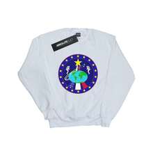 NASA Mens Classic Globe Astronauts Sweatshirt (White) - White - View 2