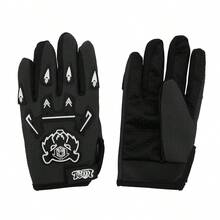 TCMT Dot Youth Motorcycle Off-Road Helmet Full Face Motocross Street Dirt Bike Mountain Bike BMX MX ATV Helmet+Goggles+Gloves - 黑色 - 查看 10