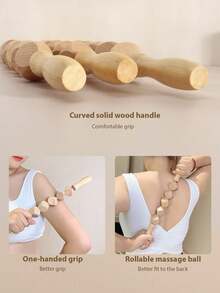 1pc/6pcs/7pcs Wood Therapy Massage Tool Lymphatic Drainage Massager Kit Professional Body Cellulite Massager For Body Sculpting,Contouring,Relief Muscle,Anti-Cellulite