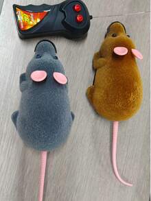 1pc Electric Remote Control Simulated Mouse Cat Toy, Pet Electric Remote Control Toy, Gift For Pets