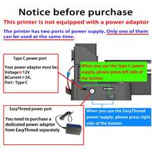 EasyThreed Mini 3D Printer K10 For Fun Print Size 100x100x100mm Compatible With Filament PLA Or TPU 1.75mm - White - View 12