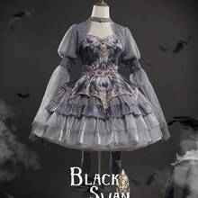 Lolita Outfit - Váy yếm + khăn choàng - Xem 7