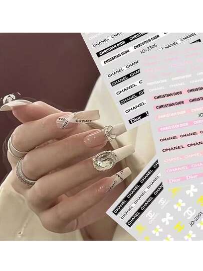 Bowknot Nail Stickers, European And American Style High-End Luxury Minimalist Design, Adhesive Backing For Easy Application On Nail Surface, Strong Adhesion And Won't Fall Off, Suitable For DIY Manicure, Salon Manicure And Home Manicure, Fashionable And Exquisite Bowknot Design Enhances Nail Styling, Suitable For Daily Manicure, Parties, Dates, Weddings, Holidays, Multi-Piece Design For Easy Matching, Essential Creative Decorative Accessory For Nail Art Enthusiasts And Nail Salons