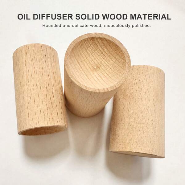 OUTBALL Wooden Essential Oil Diffuser, 6/12/18/24/30 Counts Fragrance Diffuser, Fragrance Retention, Long Lasting Fragrance For Home, Bathroom, Office, Closet, Shoe Closet, Toilet, Car, Yoga Room, Sauna Room