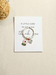 Creative Cartoon Fried Egg Keychain, Thanksgiving Gift, Suitable For Thanksgiving, Daily Use - Multicolor - View 9