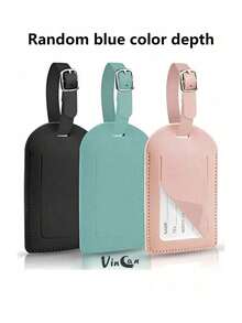 3pcs/1pc Luggage Tags,PU Leather Airplane Boarding Pass Creative Travel Luggage Tag, Flip Cover Suitcase Baggage Tag,Pink Luggage Tags,Carnival Cruise Luggage Tags,Small Luggage Tags,Bow Luggage Tag,Leather Letter Cute Luggage Tags With Privacy Name Card