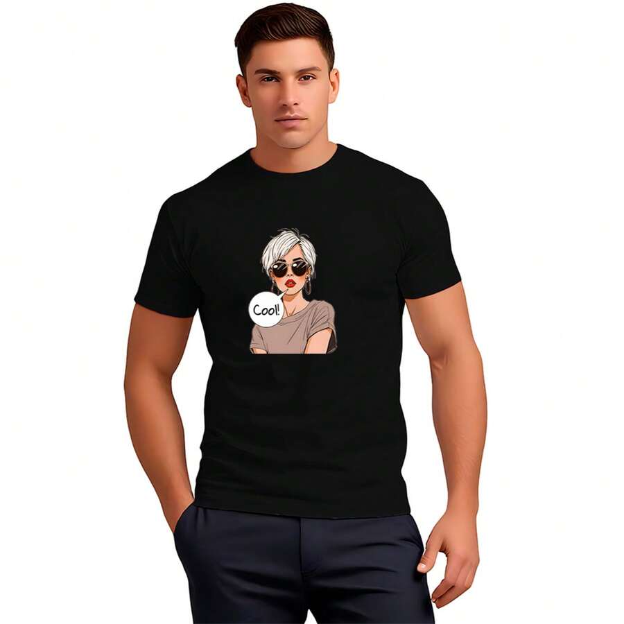 Camisa Camiseta Masculina Algodão Estampa