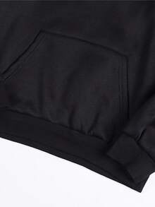 Sudadera Con Capucha De Punto Casual Para Mujeres Con Estampa De Alfabeto - Sudadera De Poliéster 100% Con Cordón De Ajuste, Bolsillo Frontal, Temporada Otoño/invierno - Sudadera Con Capucha Con Gráfico De Salud Mental - Oscuro - Ver 5