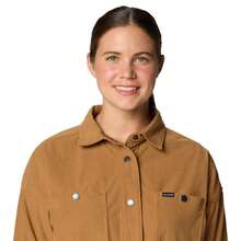 Columbia Blue Point Creek Corduroy Shirt Jacket - Women's |  | Women Sports Bras - 駝棕色 - 查看 5