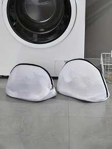 1pc Bag With Black Zipper, Shoe Wash Bag, Shoe Storage Bag, Home Shoe Wash Bag, Shoe Wash Filter Net Bag, Laundry Bag, Washing Machine Filter Bag, Anti-Deformation Laundry Bag, Anti-Entanglement Laundry Bag, Anti-Staining Laundry Bag, Travel Shoe Storage Bag Dress Pants Shoes Jeans Boots Skirt,Spring,Minimalist,Summer Tops.