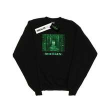 Mens Digital Cube Sweatshirt (Black) - Coffee Brown - View 2