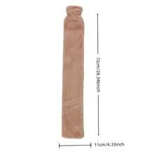 Haushalts-Langes Streifen-Füllbares PVC Wärmflasche, Extra Groß und Verlängert zum Erwärmen von Bauch & Taille im Bett - Abnehmbar waschbarer, verstärkter Hochwertige Futter, 2100ml Fassungsvermögen - Verschiedenfarbig - Übersicht 8