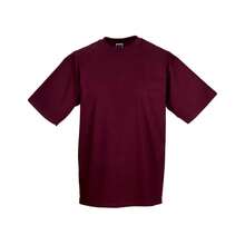 Jerzees Colours Mens Classic Short Sleeve TShirt (Burgundy) - Burgundy - View 2