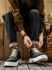 أحذية رياضية للتزلج على الطراز البسيط للرجال، للخارج والرياضة