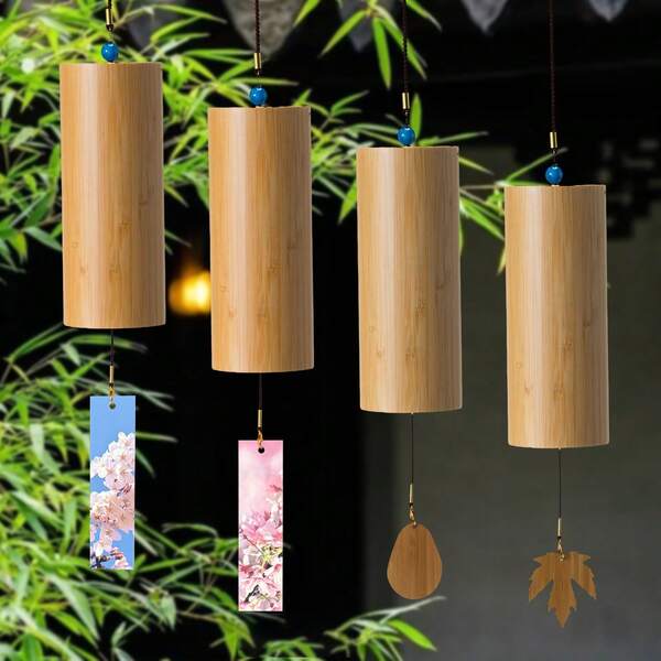 C/D/F/G Tuning, Japanese Style, 4-Sound Clear Chime, Natural White Noise Sleep Machine, Suitable For Yoga, Meditation, Outdoor Garden, And Indoor Hanging Decor