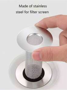 1 套排水盖毛发收集器和塞子，适用于厨房浴室浴缸水槽过滤器，淋浴排水管 - 彩色 - 查看 6