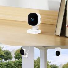 Kamera Keamanan Dalam Ruangan Nirkabel, Cocok untuk Kamera Hewan Peliharaan WiFi Rumah, Kamera Pemantauan Video Dua Arah, Kamera Bayi/Hewan Peliharaan, Dengan Aplikasi Smartphone, Kamera Rumah, Kamera Nirkabel WiFi 2.4GHz, Perekaman Berkelanjutan, Kamera Pengasuh, Cocok untuk Kamar Tidur, Sistem Pemantauan Rumah Nirkabel, Dengan Deteksi Gerakan AI, Bicara Dua Arah, Penglihatan Malam, Fungsi Alarm, Kompatibel dengan Alexa - Putih - View 5