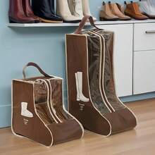 Wiederverwendbare wasserdichte Schuhaufbewahrungstasche - staubdicht und faltbar, Stiefelschutz, geeignet für Ballerinas, Ankle Boots, Hohe Stiefel und Sneaker, stabiler Reißverschluss, platzsparendes Design, für Reisen und Zuhause Organisation, Schuhaufbewahrungsorganizer, Hängender Schuhorganizer