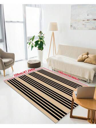 Machine Washable Handwoven Striped Doormat - Small Rug For Porch/Bathroom/Farmhouse/Home Entryway - Outdoor/Indoor Entrance Mat