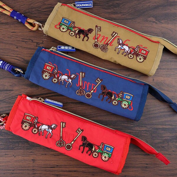 Neue japanische Art bestickter Make-up-Organizer-Tasche, modische, wasserdichte, tragbare Aufbewahrungstasche, Münzbeutel, Federmäppchen für Frauen, Geldbörse, Mini-Geldbörse, Geldbörse, Handgelenktasche, Reisegeldtasche, Münzbörse