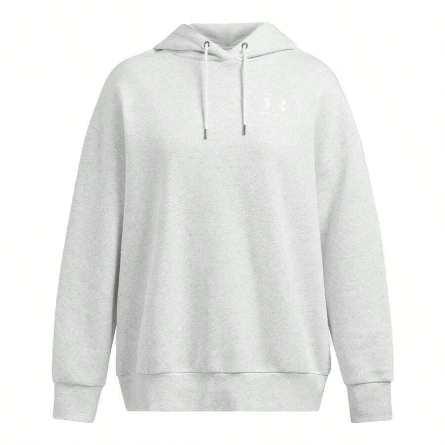 Under Armour Icon Fleece Oversized Hoodie - Women's | | Women Sports Bras - 遠灰色中石南花/白色 - 查看 1