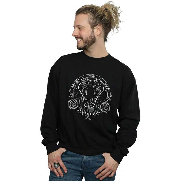 Mens  Sweatshirt (Black) - 咖啡棕 - 查看 6