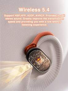 This Wireless Headphone Features High-Fidelity Stereo Sound, Secure Fit, Ultra-Long Battery Life, And A Lightweight Design, Suitable For Daily Use, Sports, And Commuting.